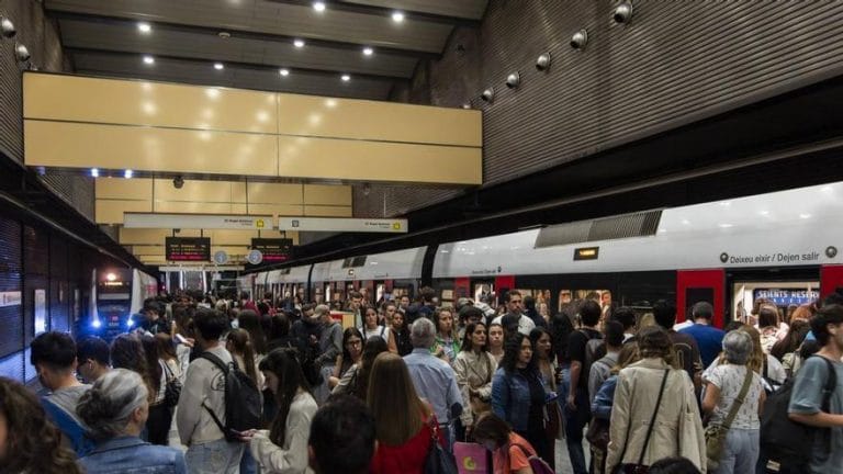 paros metro valencia